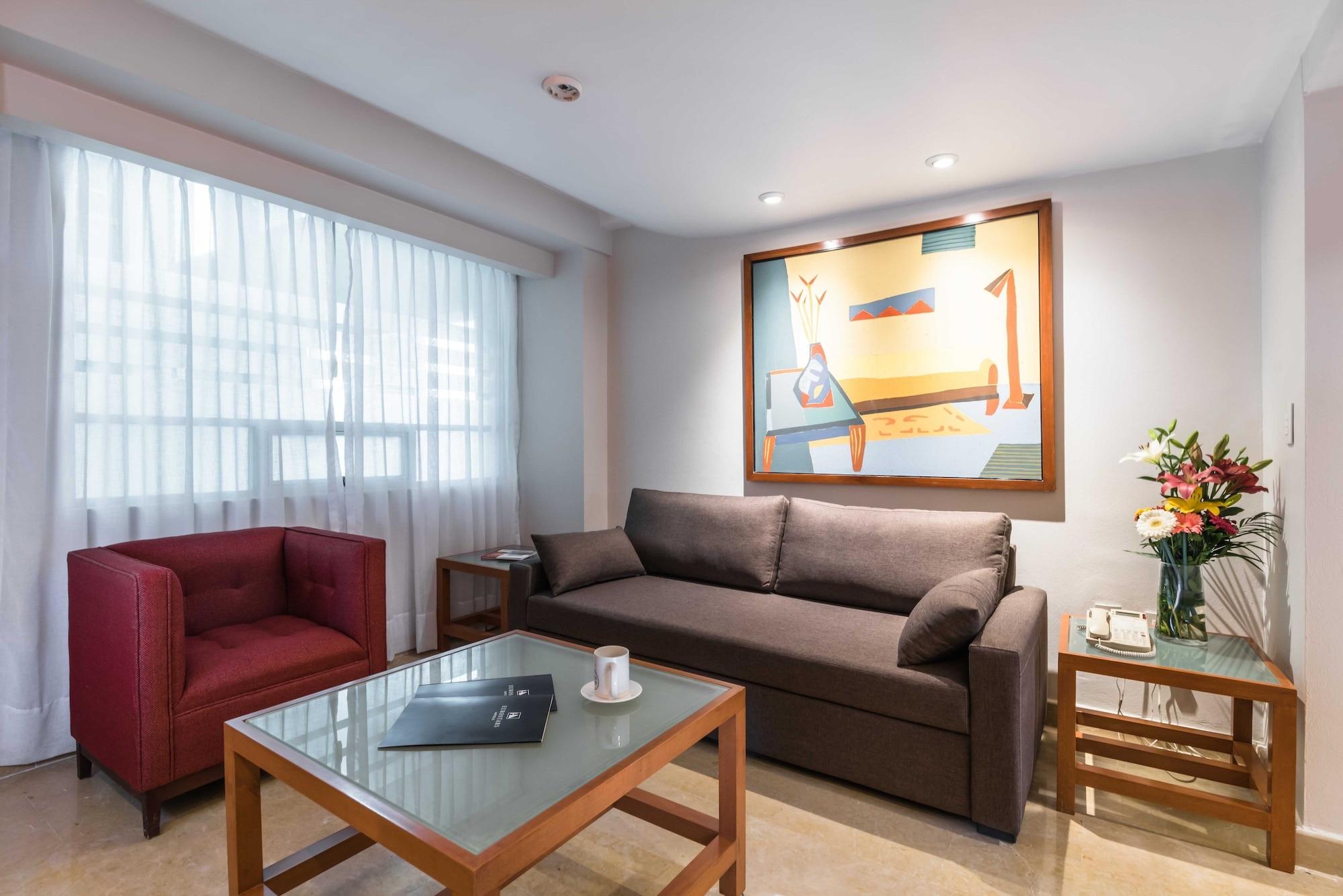 Eurostars Zona Rosa Suites Μεξικό Εξωτερικό φωτογραφία A living room